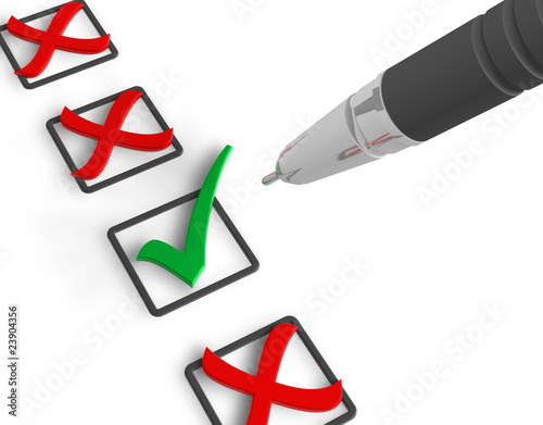 Illustration: Voting concept Voting concept