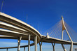 Mega Bridge over Chao Phraya river Thailand