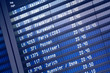 Flughafen - Abflugtafel