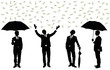 Rain of money.