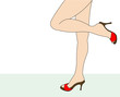 Beautiful female feet