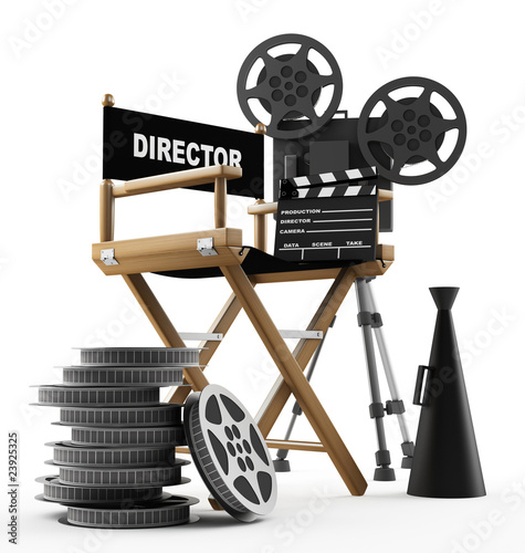 Illustration: Movie background Movie background
