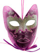 masque carnaval, fond blanc