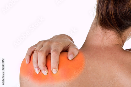Photo: Hurting neck and shoulder Hurting neck and shoulder