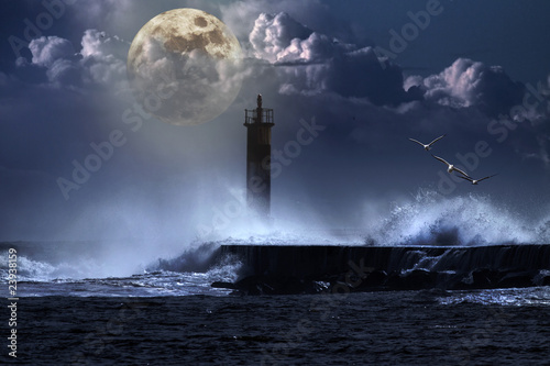 Photo: Unlit beacon Unlit beacon
