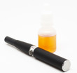 Electronic nicotine inhalator and liquid concentrate