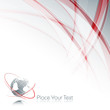 abstract vector backdrop with lines and globe. Eps10