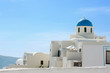 Chapel and white houses in Santorini, Greece Chapel and white houses in Santorini, Greece