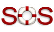 Life belt SOS hanging
