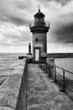 France, Corsica, Bastia, the port lights and the port entrance France, Corsica, Bastia, the port lights and the port entrance