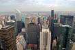 View of Manhattan above  top of the Rock