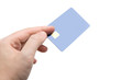 Hand with credit card