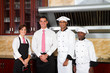 restuarant staff in kitchen