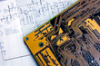 Photo: schematic diagram and electronic board schematic diagram and electronic board