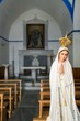 Mary statue in small church