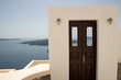 Doorway to the Ocean in Santorini Greece
