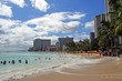 Waikiki Beach, Honolulu, Oahu, Hawaii.. Waikiki Beach, Honolulu, Oahu, Hawaii..
