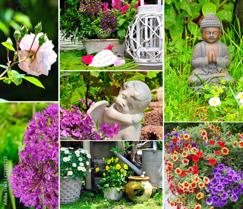Photo: Gartendekoration im Sommer Gartendekoration im Sommer