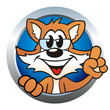 Schlauer Fuchs Button