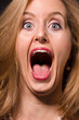 Gleeful woman
