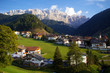 Die Postkarte von Wolkenstein mit Sellastock