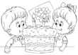 Illustration: Cake for a birthday Cake for a birthday