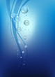 Water Bubbles background, vector