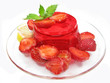 strawberry red jelly dessert strawberry red jelly dessert