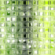 Seamless green glass tiles texture background, kitchen or bathro