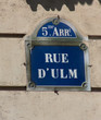Rue d'Ulm, Paris, france