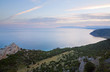 Twilight coastline landscape Twilight coastline landscape