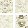 Floral seamless pattern. Floral seamless pattern.
