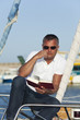 Foto: Entspannung bei einem Buch Entspannung bei einem Buch