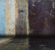 grunge metallic room