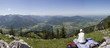 bergpanorama von den bayrischen alpen bergpanorama von den bayrischen alpen