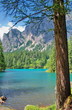 Mountains and turquoise lake-Gruener See,Styria,Austria
