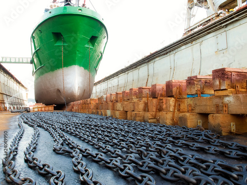 Photo: Ship and dock Ship and dock