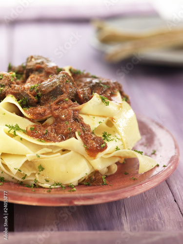 Foto: parpadelles with hare sauce parpadelles with hare sauce