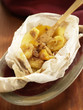fresh and dried fruit papillote