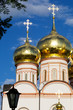 Golden domes of Valdaisky Iversky Bogoroditsky Monastery