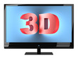 3d Lcd or Led Tv. HQ 3d Render. Include Clipping Path 3d Lcd or Led Tv. HQ 3d Render. Include Clipping Path