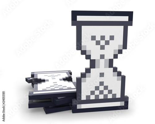 Illustration: Few Hourglass icons Few Hourglass icons