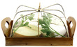 plateau de fromages, fond blanc