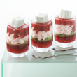 Foto: strawberry and rhubarb mousse verrines strawberry and rhubarb mousse verrines