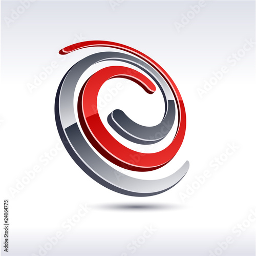 Vector: Abstract 3d knot icon. Abstract 3d knot icon.