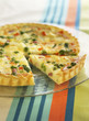 ham and pepper quiche