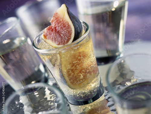 Photo: verrine of fresh figs in jelly verrine of fresh figs in jelly