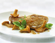 quail with chanterelles