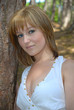 Cute young woman with blue eyes Cute young woman with blue eyes