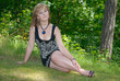 Happy young woman outdoors Happy young woman outdoors